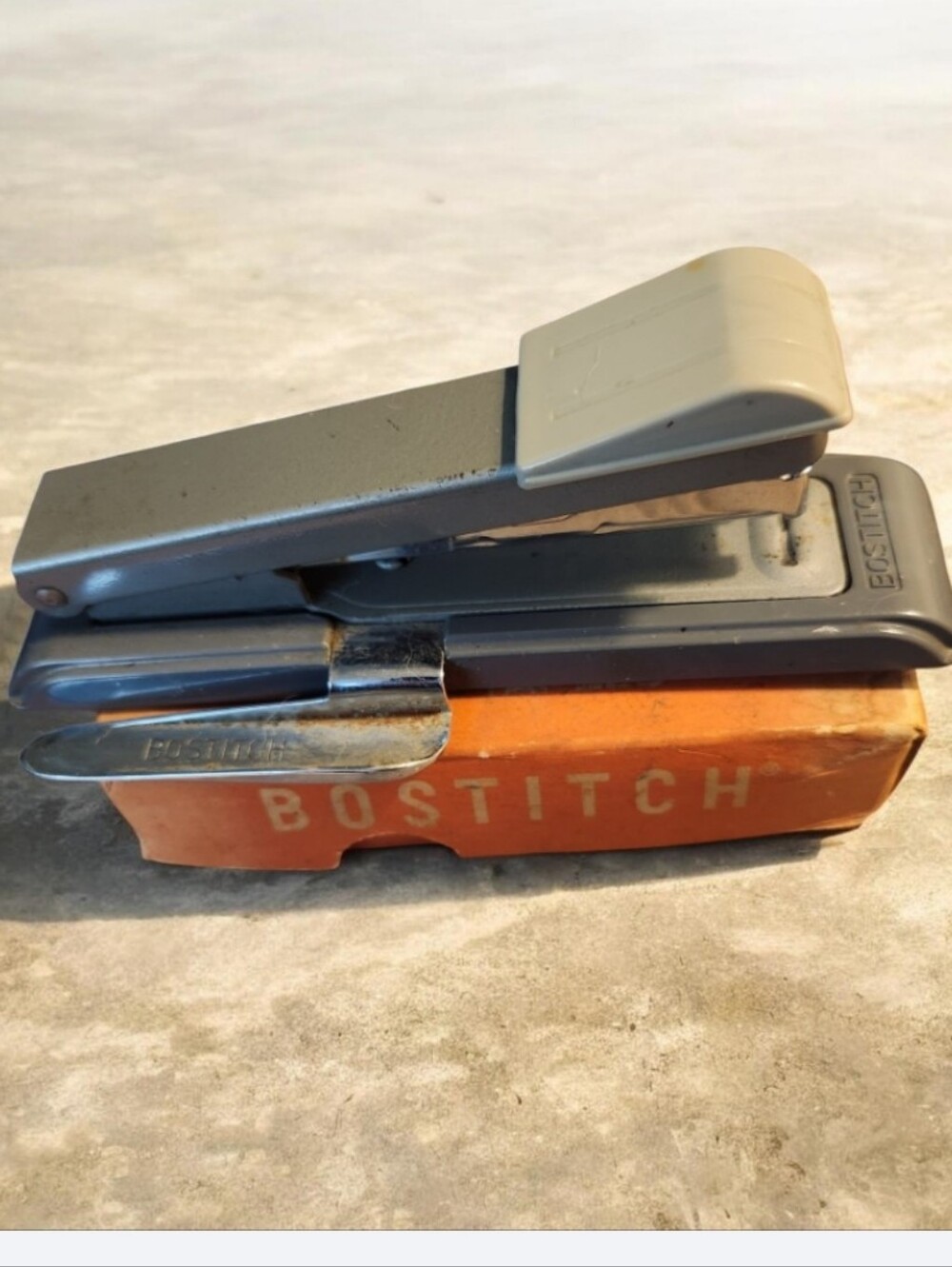 Vintage Bostitch Stapler Wit A Box Of Staples ■ Final Price * Read Below